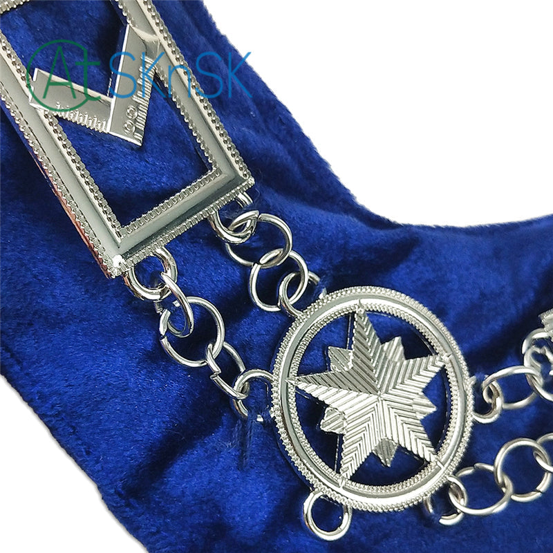Masonic Blue Lodge Craft Working Tools Chain Collar mysite