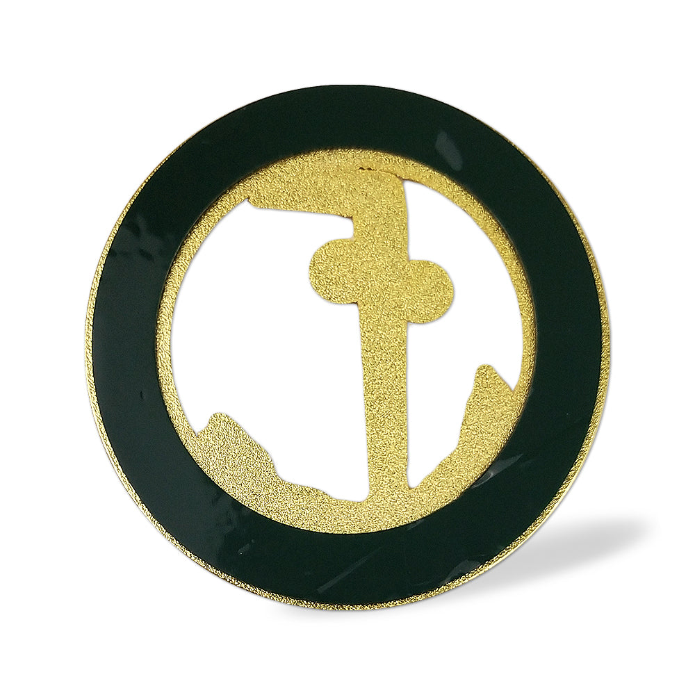 Masonic Round Auto Car Emblem mysite