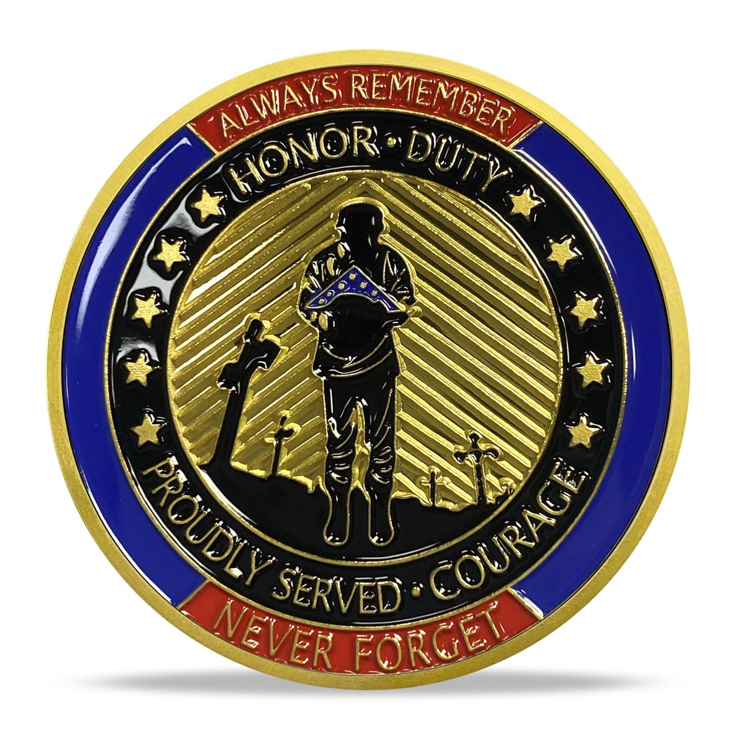Never Forget Veterans Challenge Coin mysite