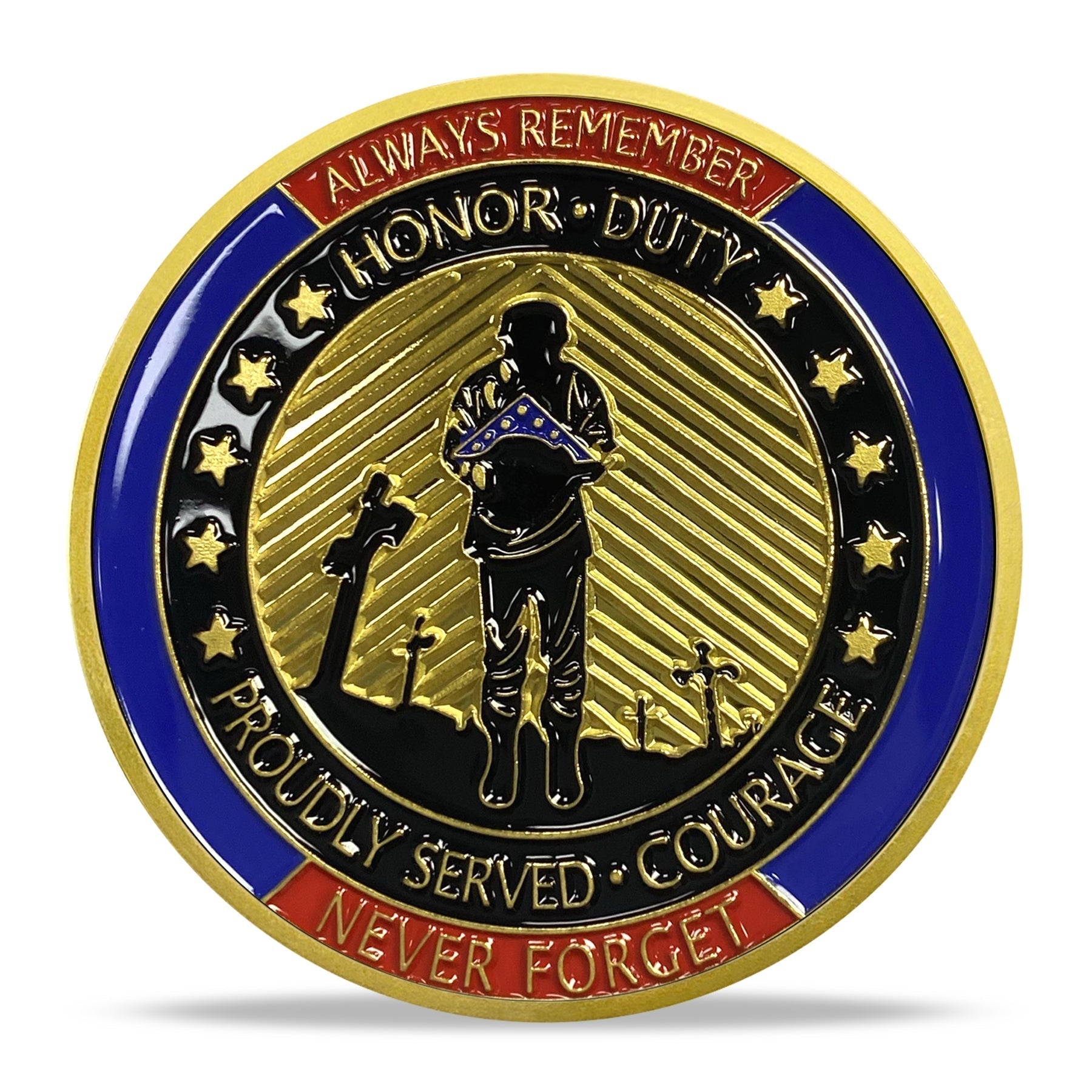 Never Forget Veterans Challenge Coin mysite