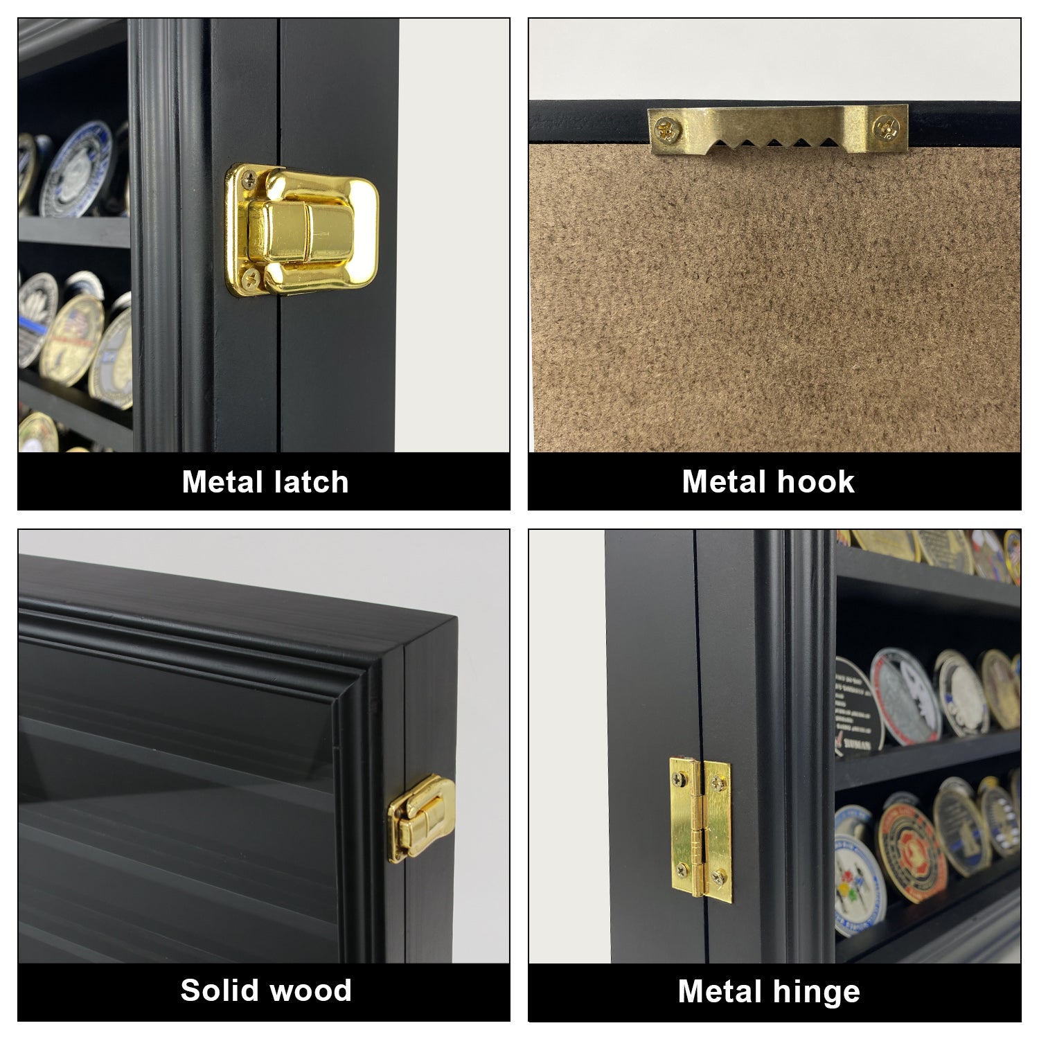 7 Tiers Cabine Challenge Coin Display Shadow Box mysite