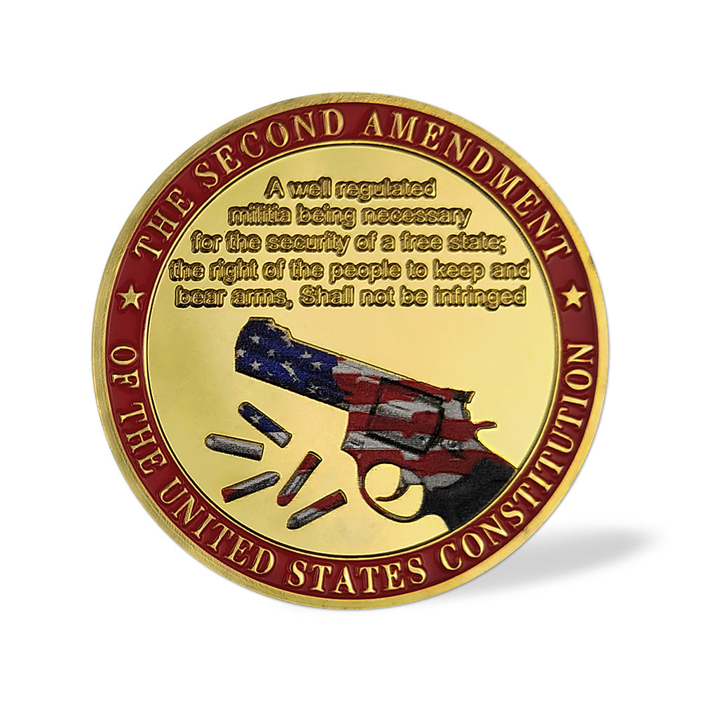 US Constitution 2nd Amendment Police Challenge Coin mysite