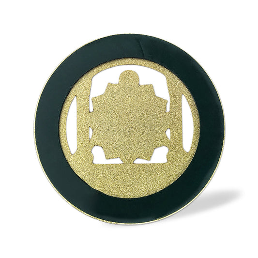 Mason Double Columns Round Auto Car Emblem mysite