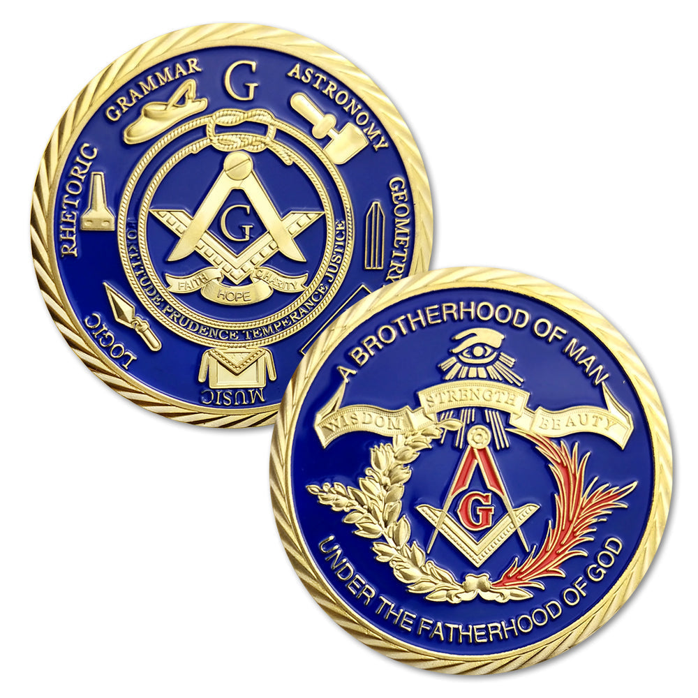 Brotherhood of Freemasonry's Challenge Coin mysite