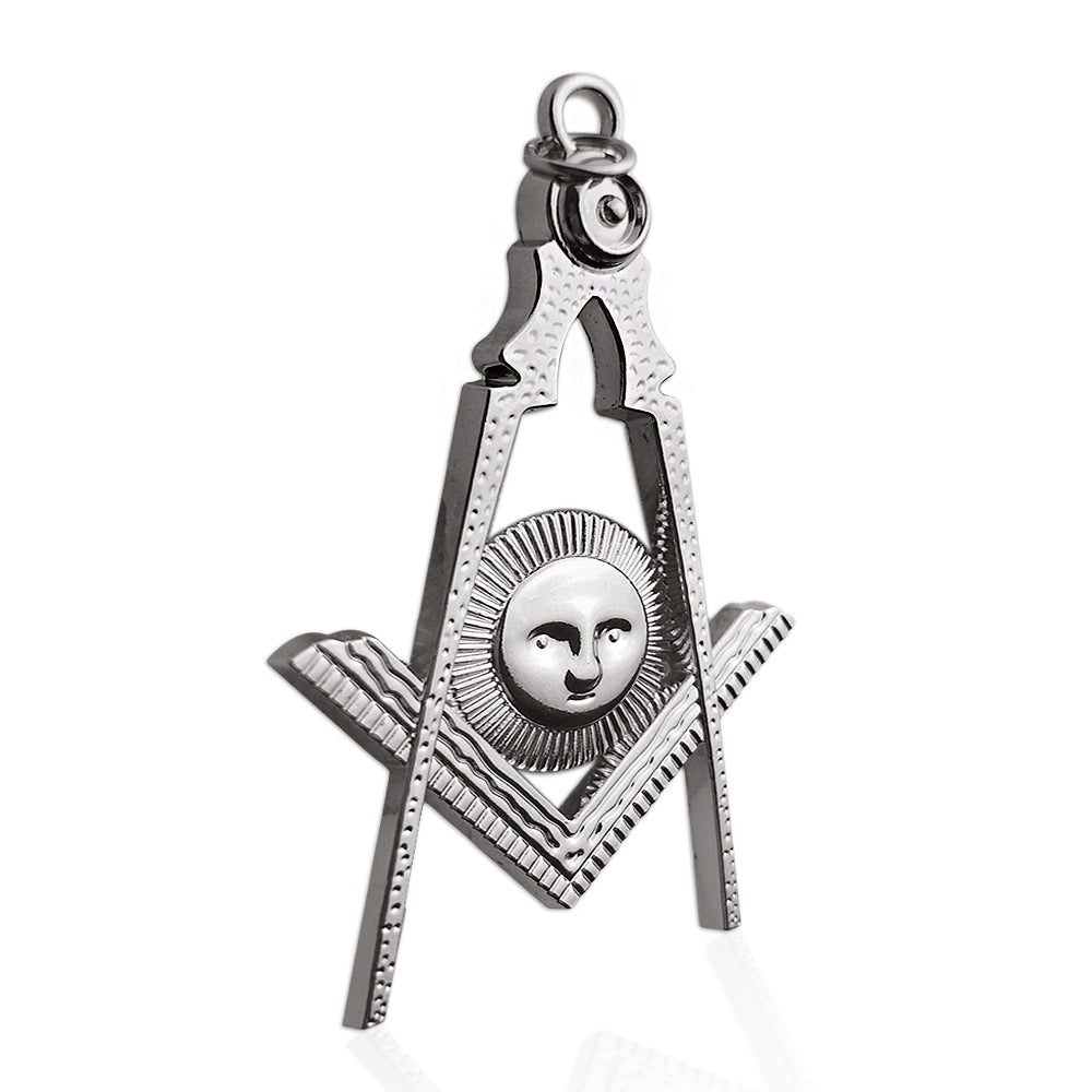 Masonic Sun Silver Jewel Pendant mysite