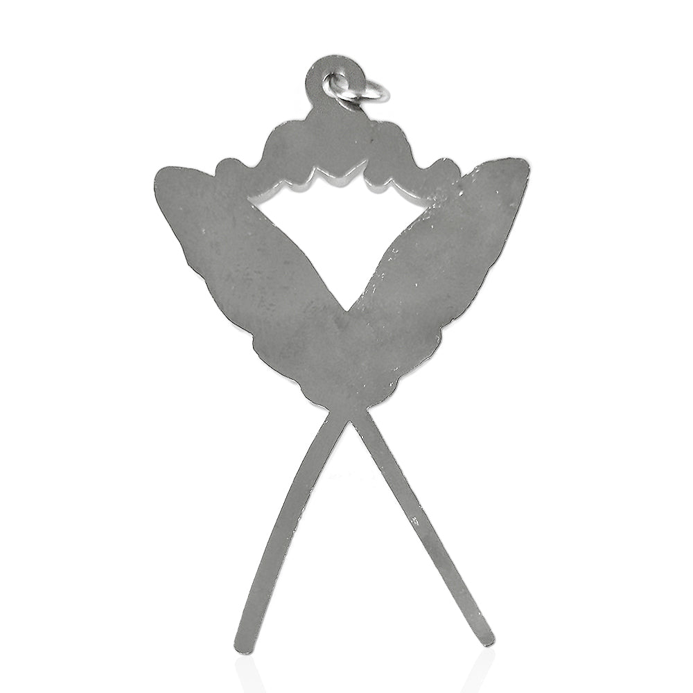 Masonic The Feather Quill Sliver Jewel Pendant mysite