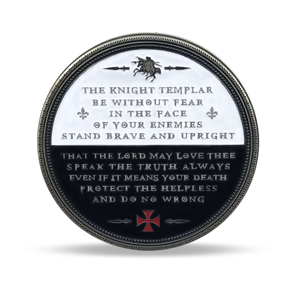 Knights Templar Brotherhood Challenge Coin Brofist Life Faith Token mysite