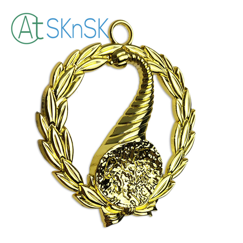 Masonic Junior Stewards Gold Jewel Pendant the Right Harvest Basket mysite