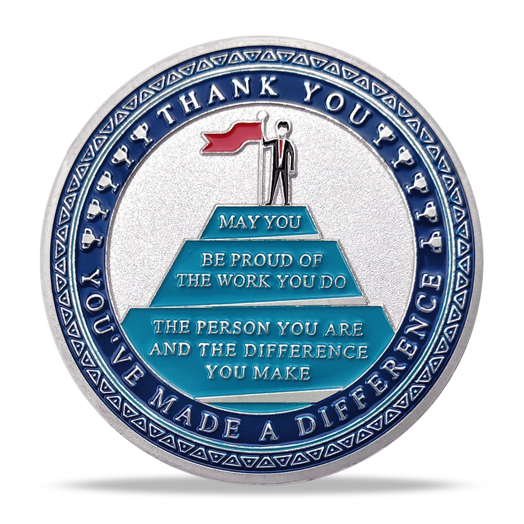 Encouragement Challenge Coin-Employee Appreciation Gifts Inspirational Thank You Coin for Students and Cowokers-Team Superman mysite