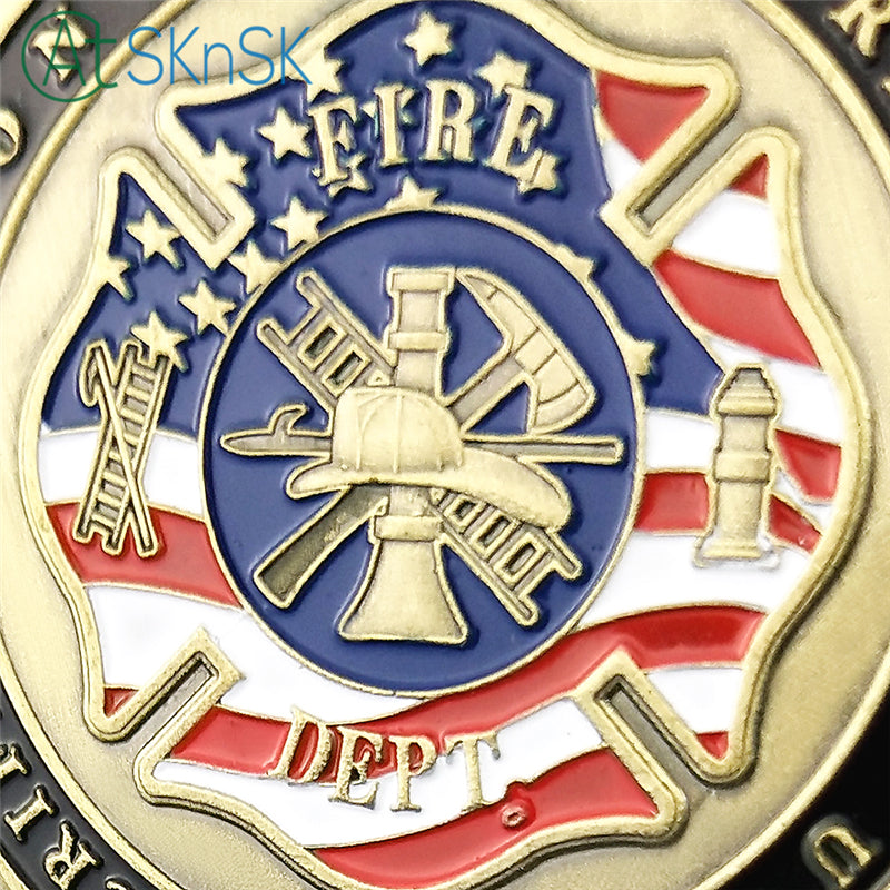 US Firefighter St Florian Challenge Coin mysite