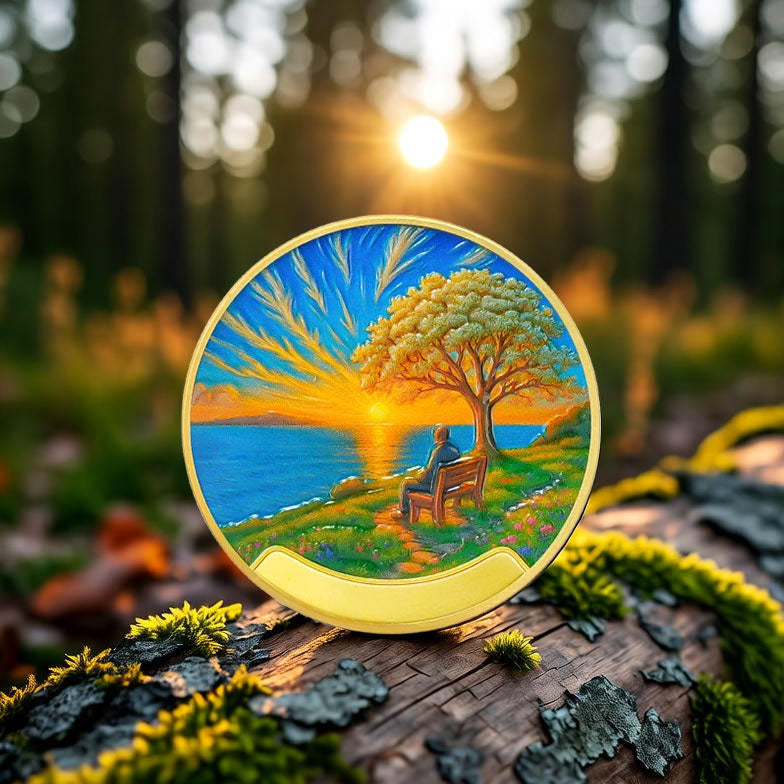 Personalized Path to Peace Sobriety Coin mysite
