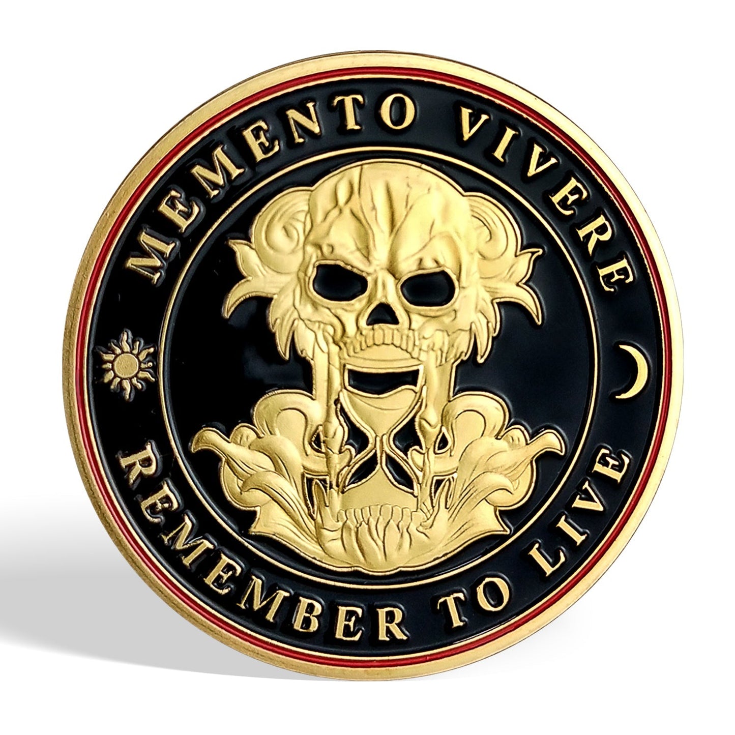 Memento Mori Coin-Momento Mori Coins for Daily Stoic Practice, Remember to Live EDC Coin mysite