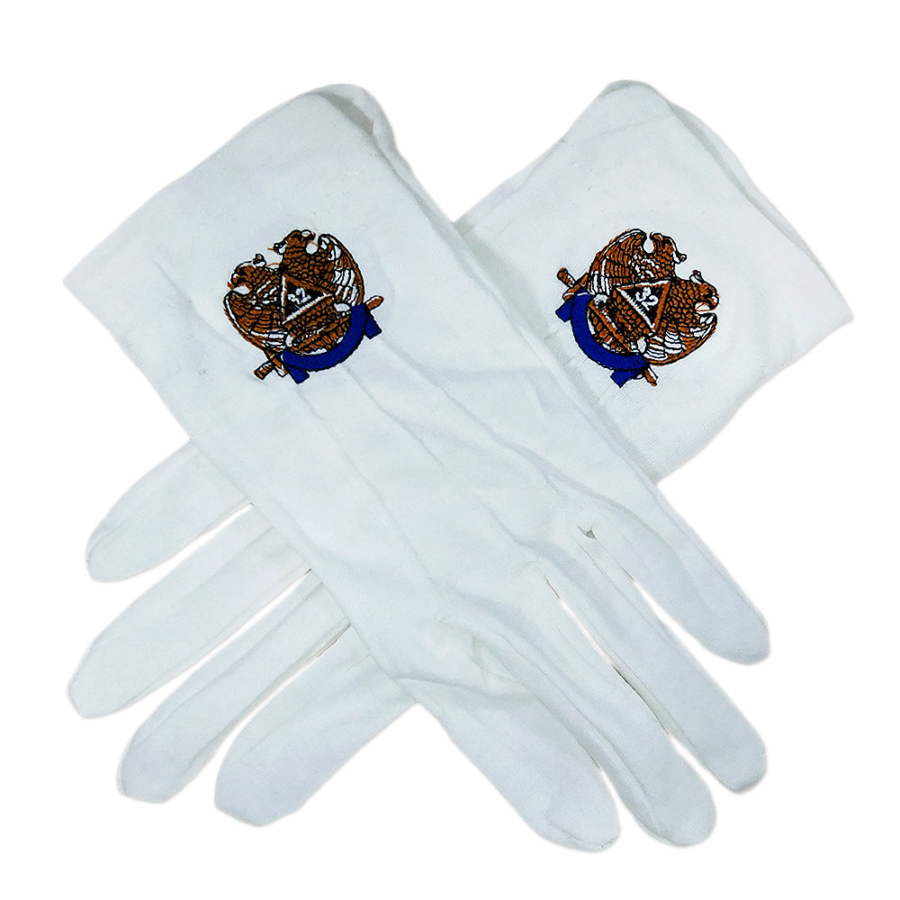 Masonic Scottish Rite 32 Degree White Gloves mysite