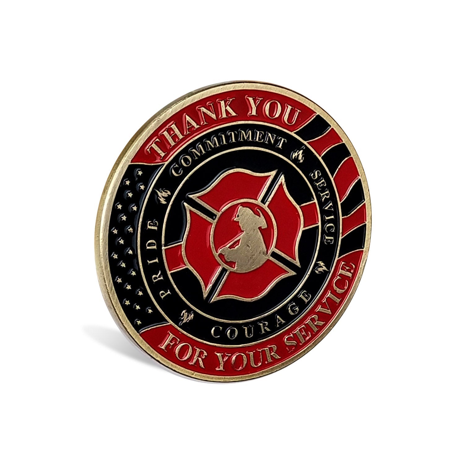 Fire Department Firefighter Brother Challenge Coin Thank You Appreciation Coin mysite