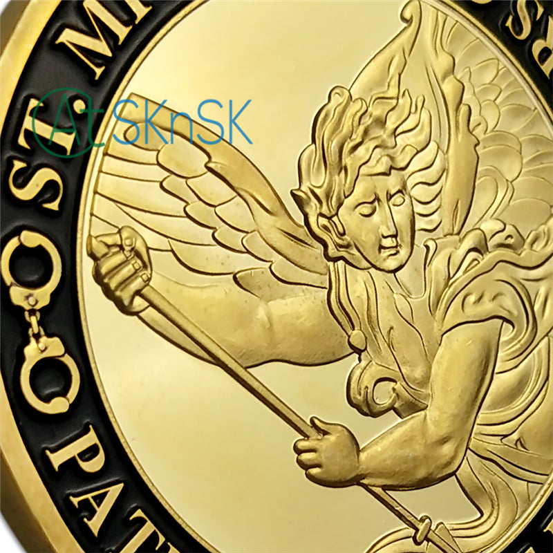 Police Officer's Prayer St Michael Challenge Coin mysite