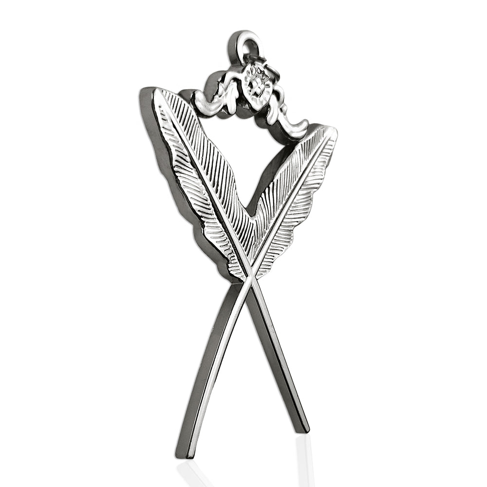 Masonic The Feather Quill Sliver Jewel Pendant mysite