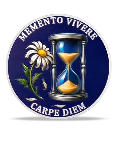 Memento Mori Coin Blooming Daisy Skull Challenge Coins mysite