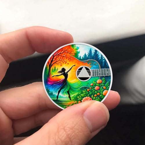 Personalized Stunning Dance Scene Sobriety Coin mysite