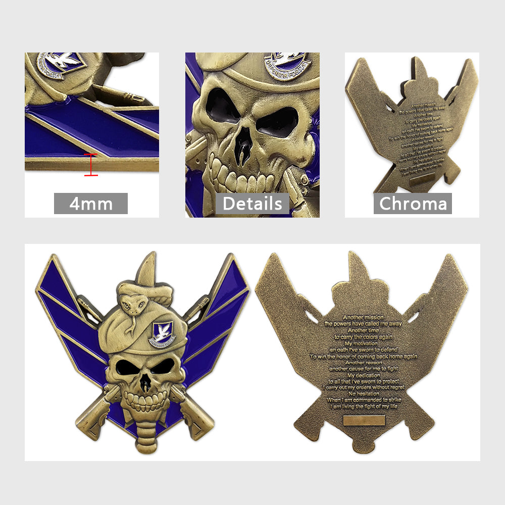 United States Air Force Security Defensor Fortis Challenge Coin mysite