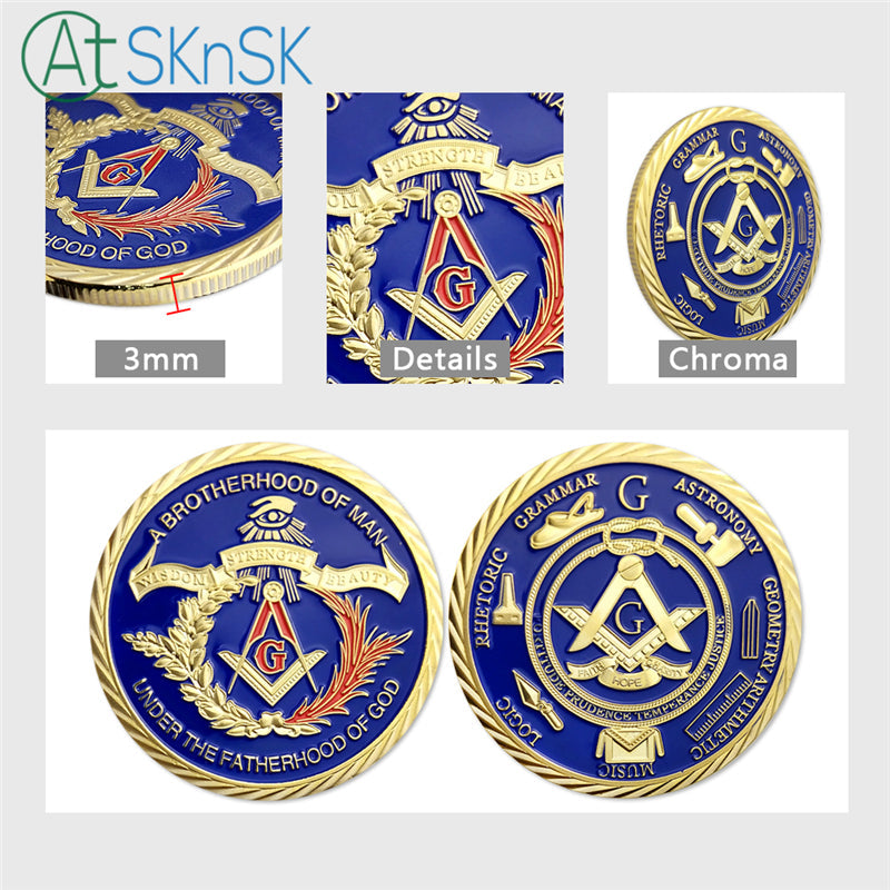 Brotherhood of Freemasonry's Challenge Coin mysite