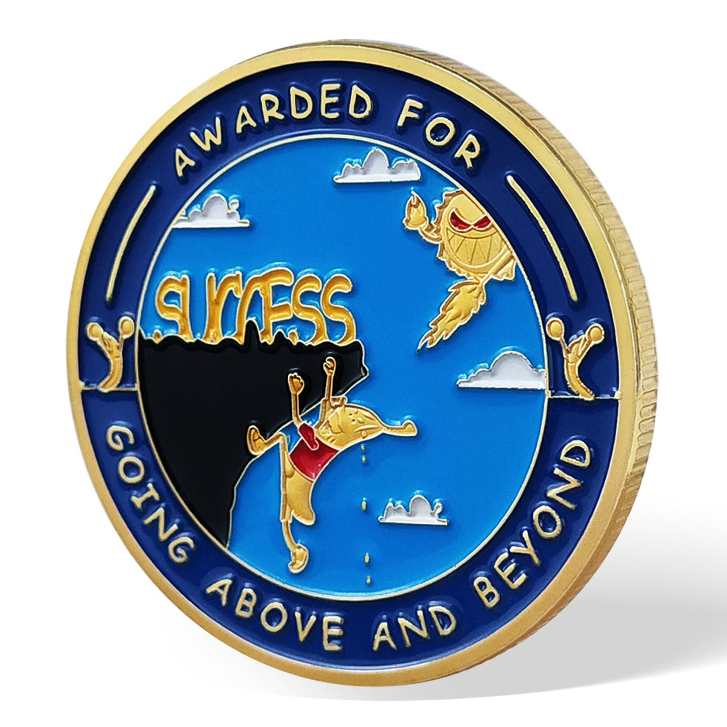 Encouragement Challenge Coin-Employee Appreciation Gifts Inspirational Thank You Coin for Students and Cowokers-Top Banana mysite