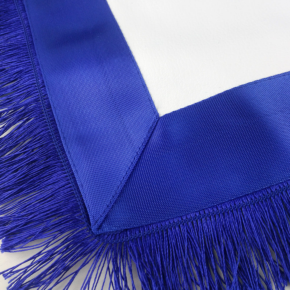 Masonic Blue Lodge Master Mason Apron w/ Fringe mysite