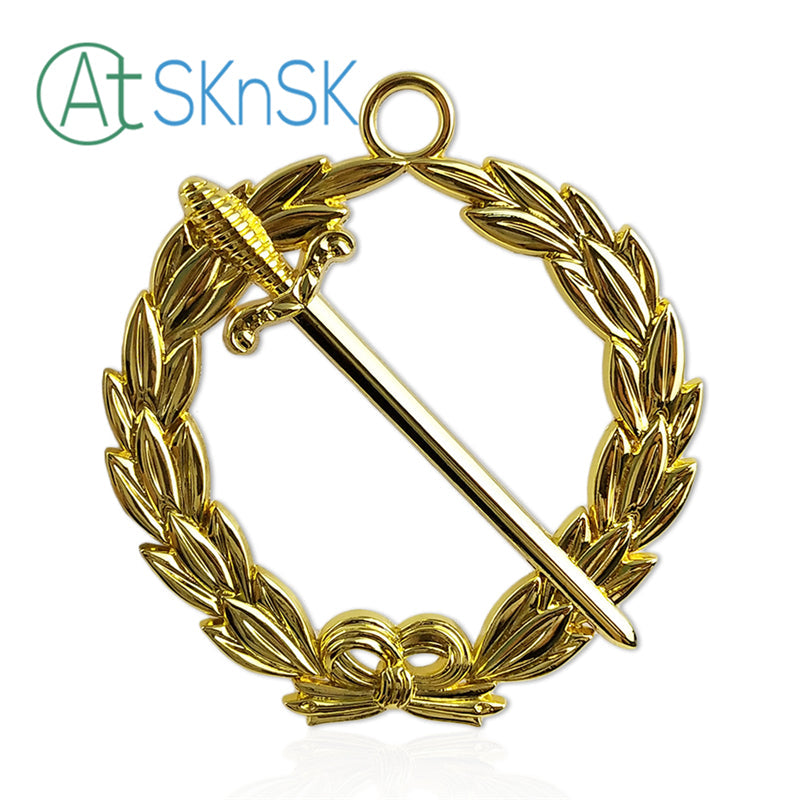 Masonic Tyler Gold Jewel Pendant the Long Sword mysite