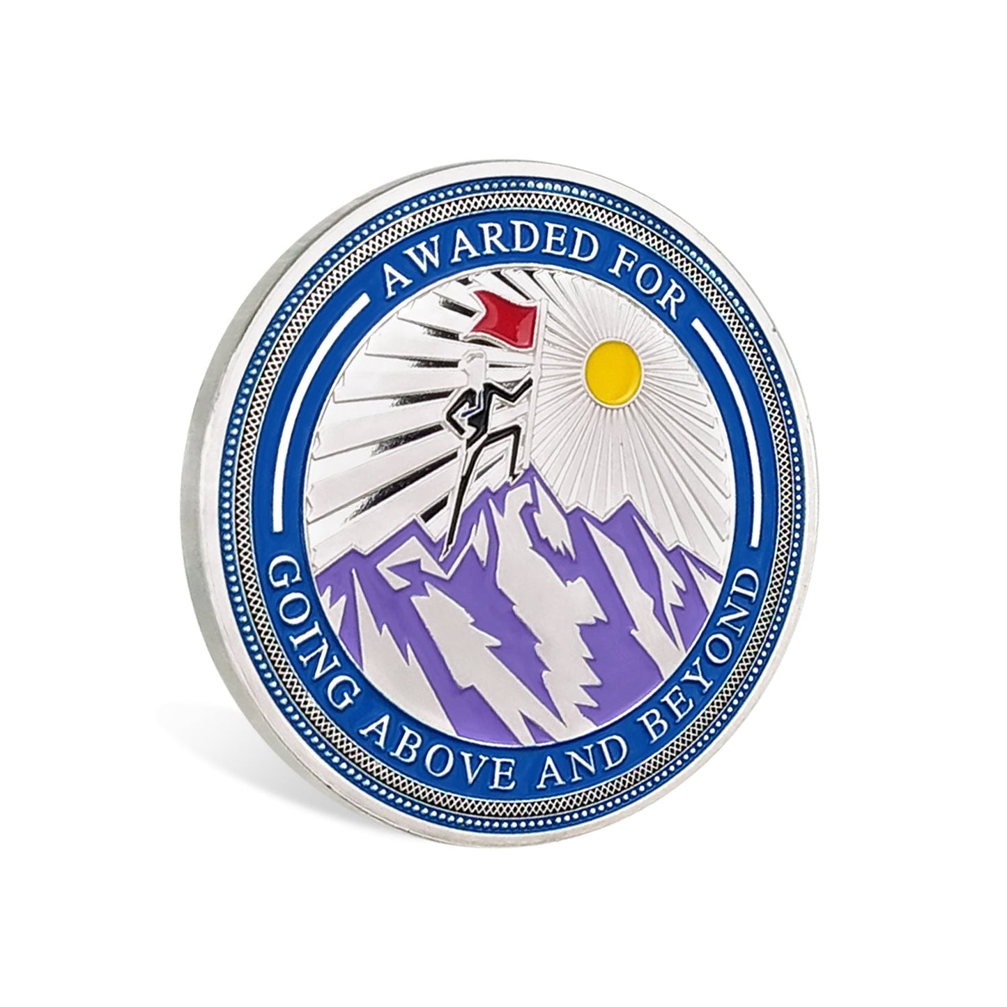 Encouragement Challenge Coin-Employee Appreciation Gifts Inspirational Thank You Coin for Students and Cowokers-Going Above and Beyond mysite