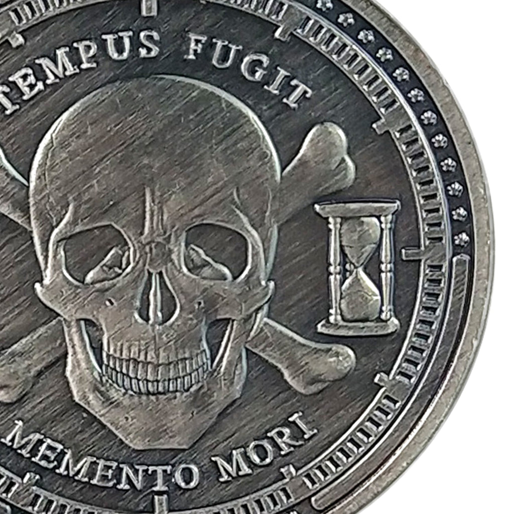 Tempus Fugit Memento Mori Fac Vitam Incredibilem Memento Vivere Challenge Coin mysite
