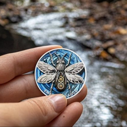 Mechanical Gear Beetle Sobriety Coin mysite