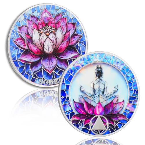 Personalized Rebirth & Peace Meditation on The Lotus Sobriety Coin mysite