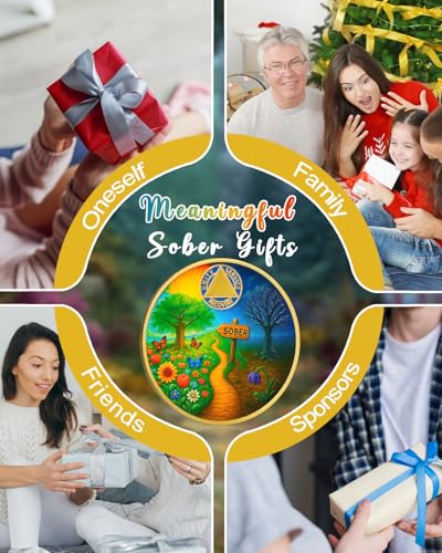 Personalized Sober Path Inspirational Sobriety Coin mysite