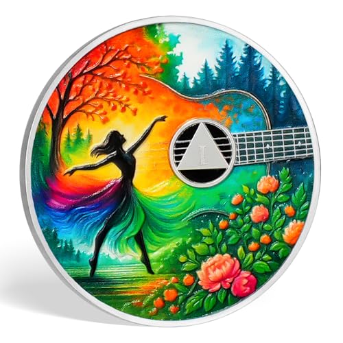 Personalized Stunning Dance Scene Sobriety Coin mysite