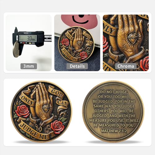Handcuff Rose Prayer Religious Coin mysite