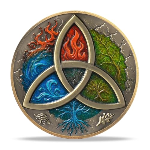 Three Elements Celtic Knot Religious Coin mysite