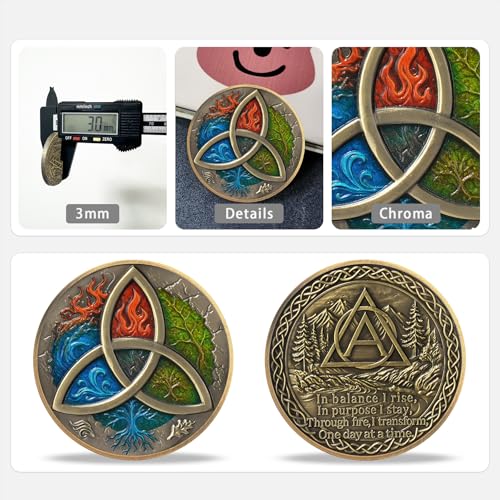 Three Elements Celtic Knot Religious Coin mysite