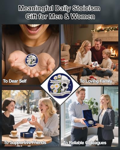 Memento Mori Coin Blooming Daisy Skull Challenge Coins mysite