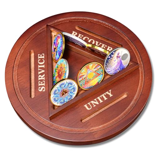 Solid Wood AA Coin Holder Display Holds 13 Coins mysite