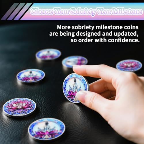 Personalized Rebirth & Peace Meditation on The Lotus Sobriety Coin mysite