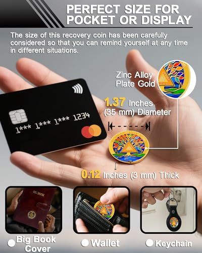 Personalized Stained Glass Tree of Life Sobriety Coin mysite