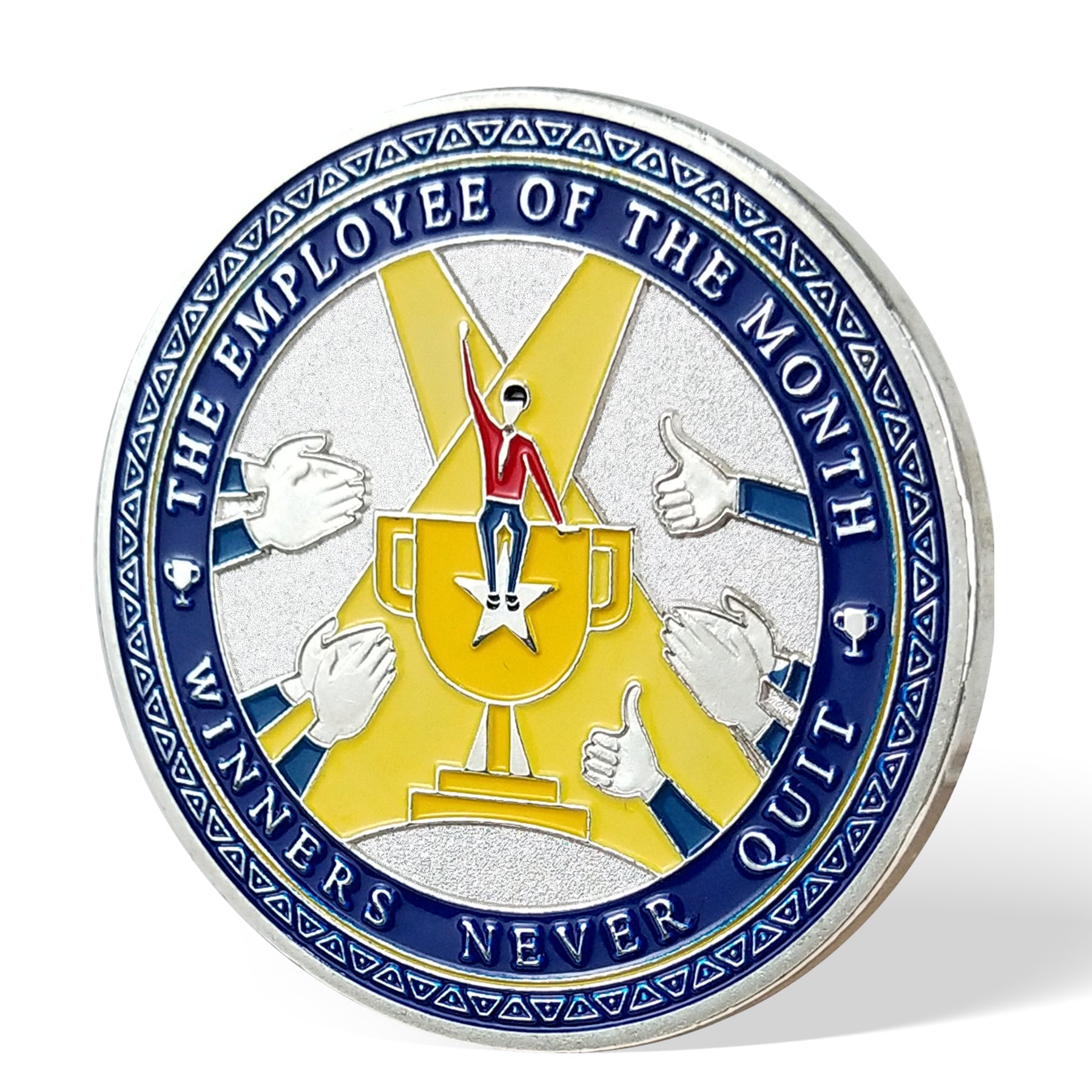 Encouragement Challenge Coin-employee Appreciation Gifts Inspirational Thank You Coin for Students and Cowokers-give You a Thumbs Up mysite