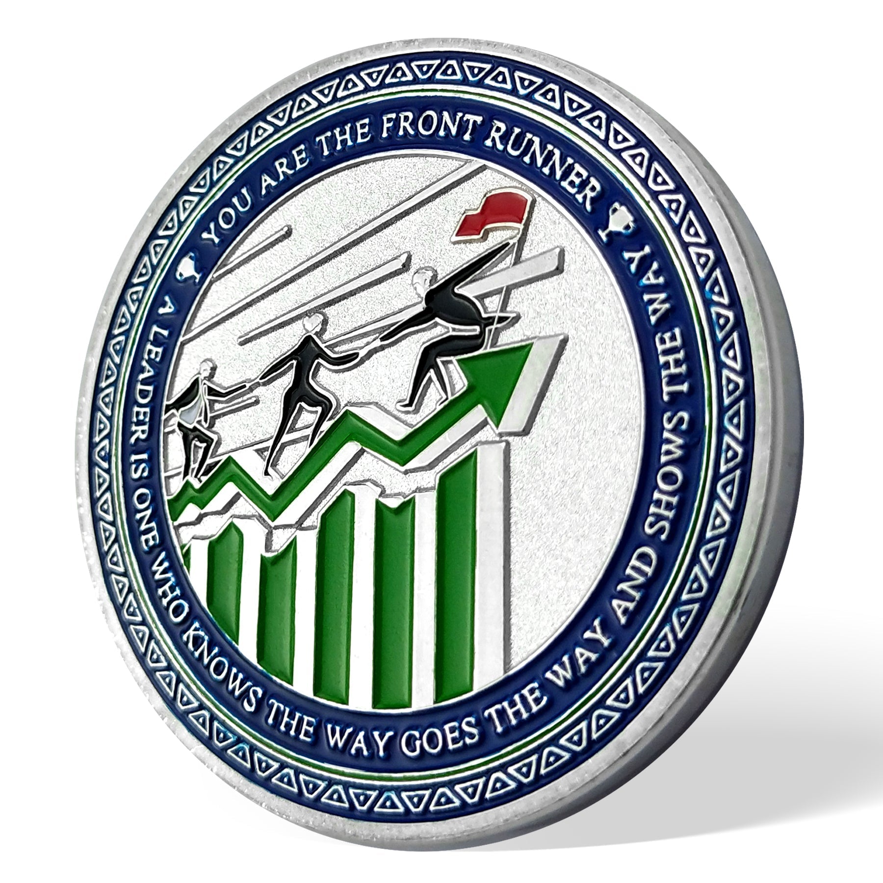 Encouragement Challenge Coin-Employee Appreciation Gifts Inspirational Thank You Coin for Students and Cowokers-Green Arrow mysite