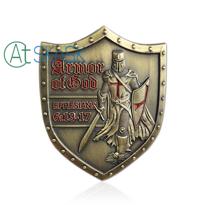 Put on the Full Armor of God Eph. 6:13-17 Challenge Coin mysite