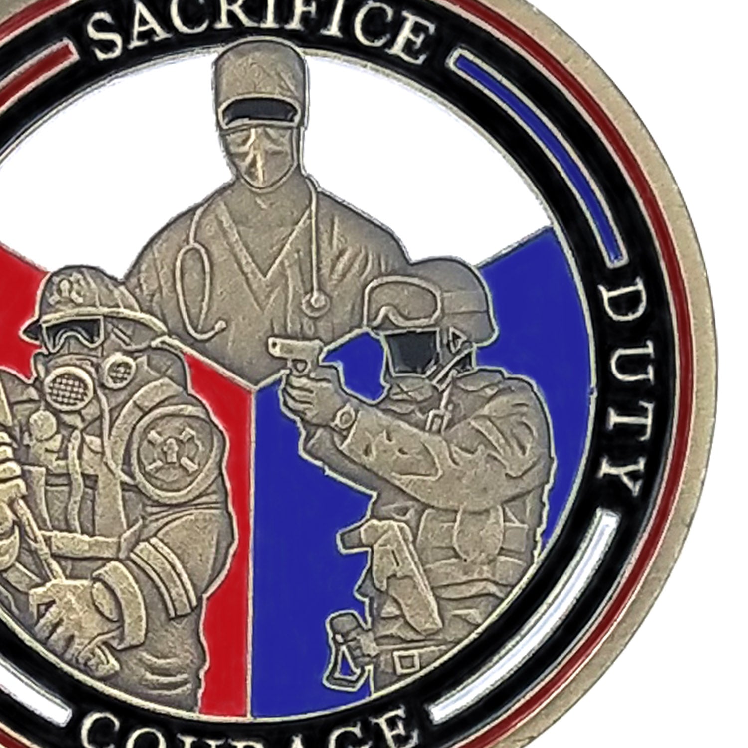 First Responder Challenge Coin SWAT EMT FIREFIGHTER mysite