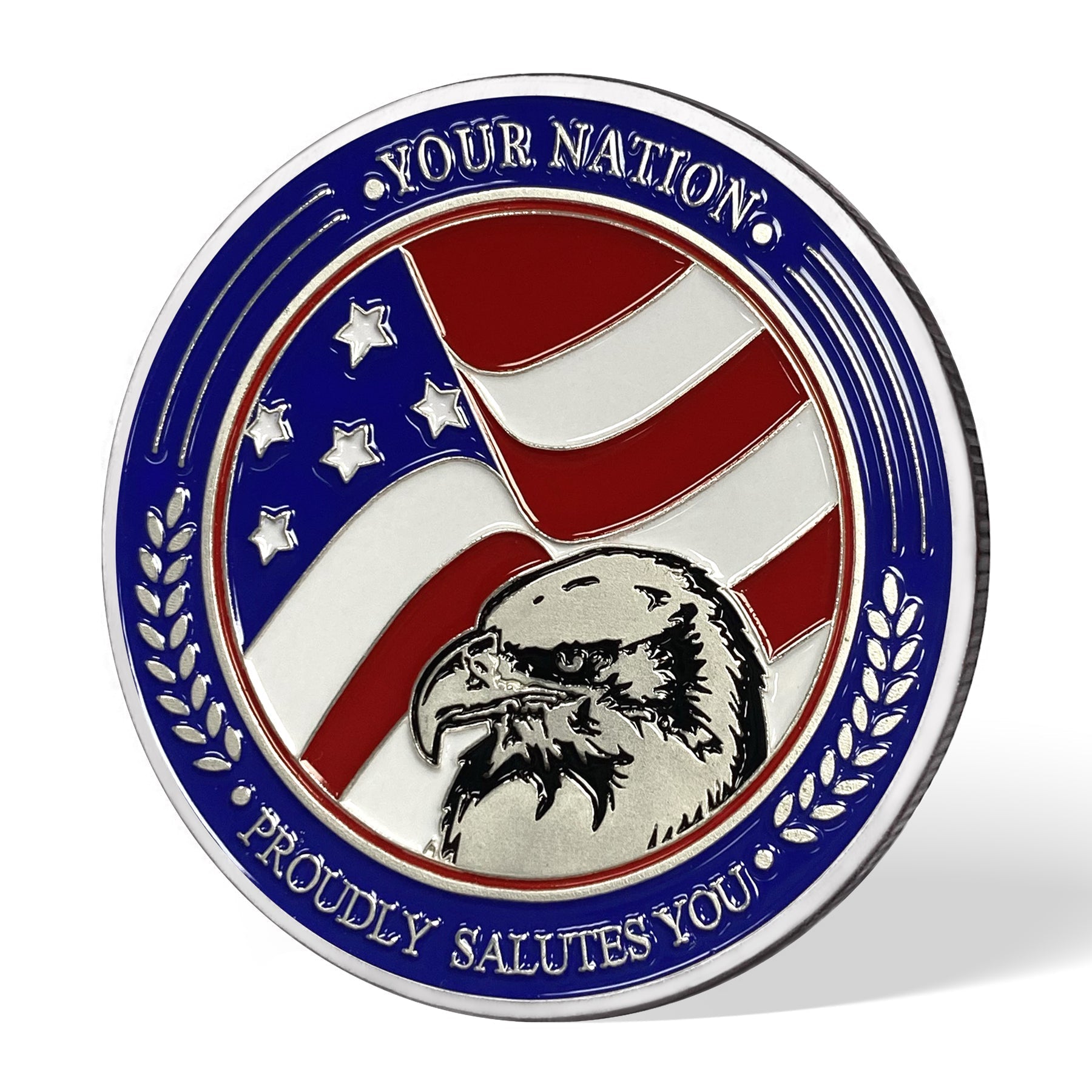 Us Army Challenge Coin-Silver plating mysite