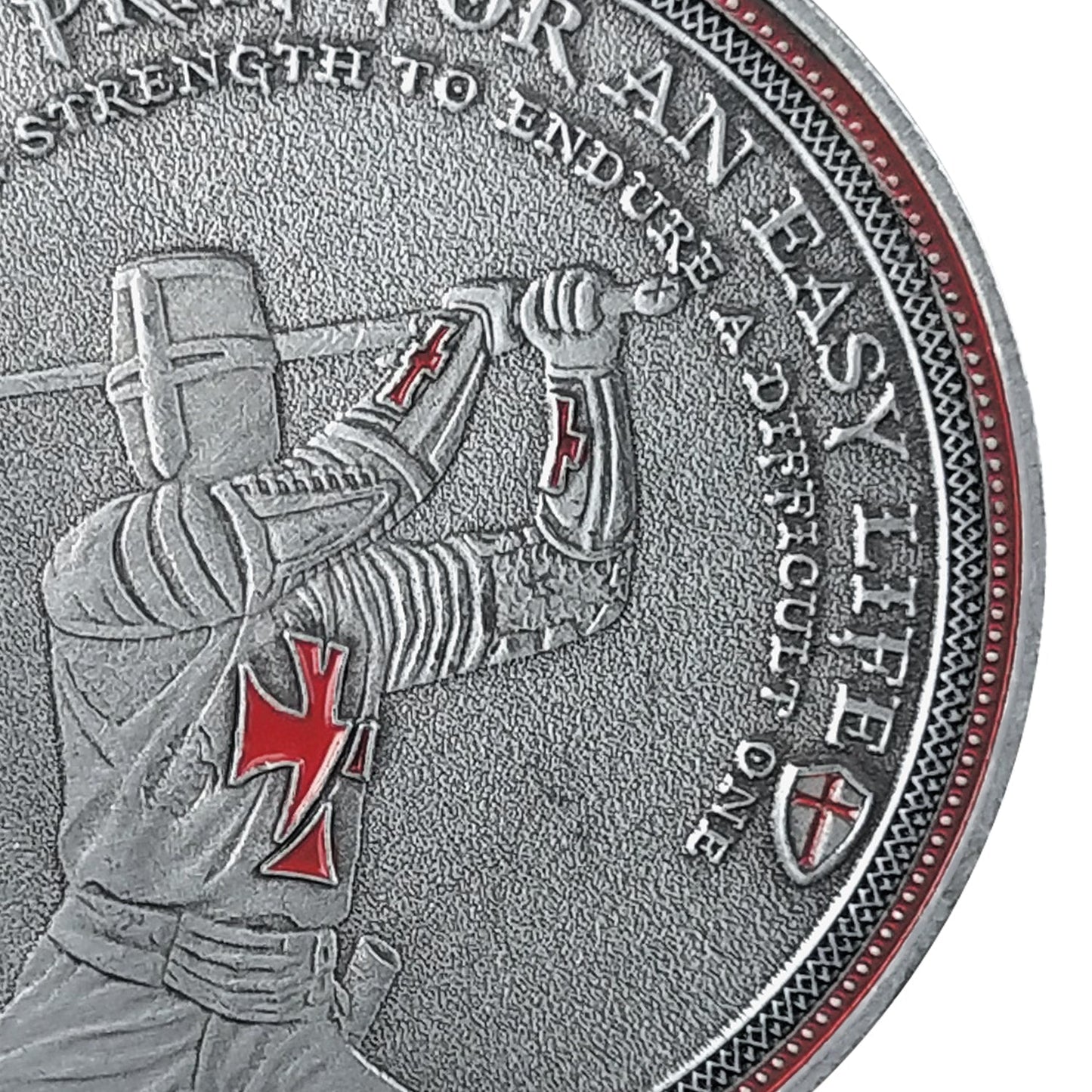 Knight Templar Challenge Coin Red Cross Religious Coin Collection Commemorative Gift mysite