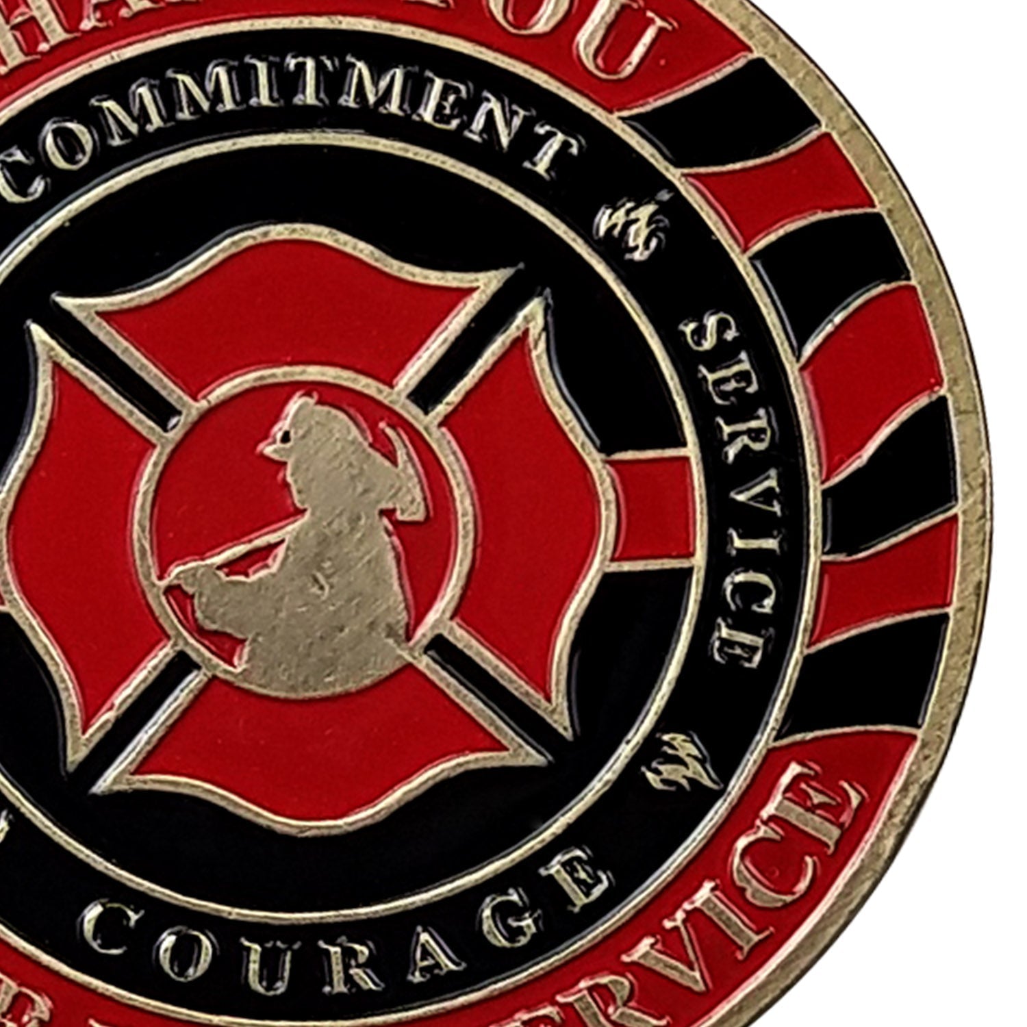 Fire Department Firefighter Brother Challenge Coin Thank You Appreciation Coin mysite