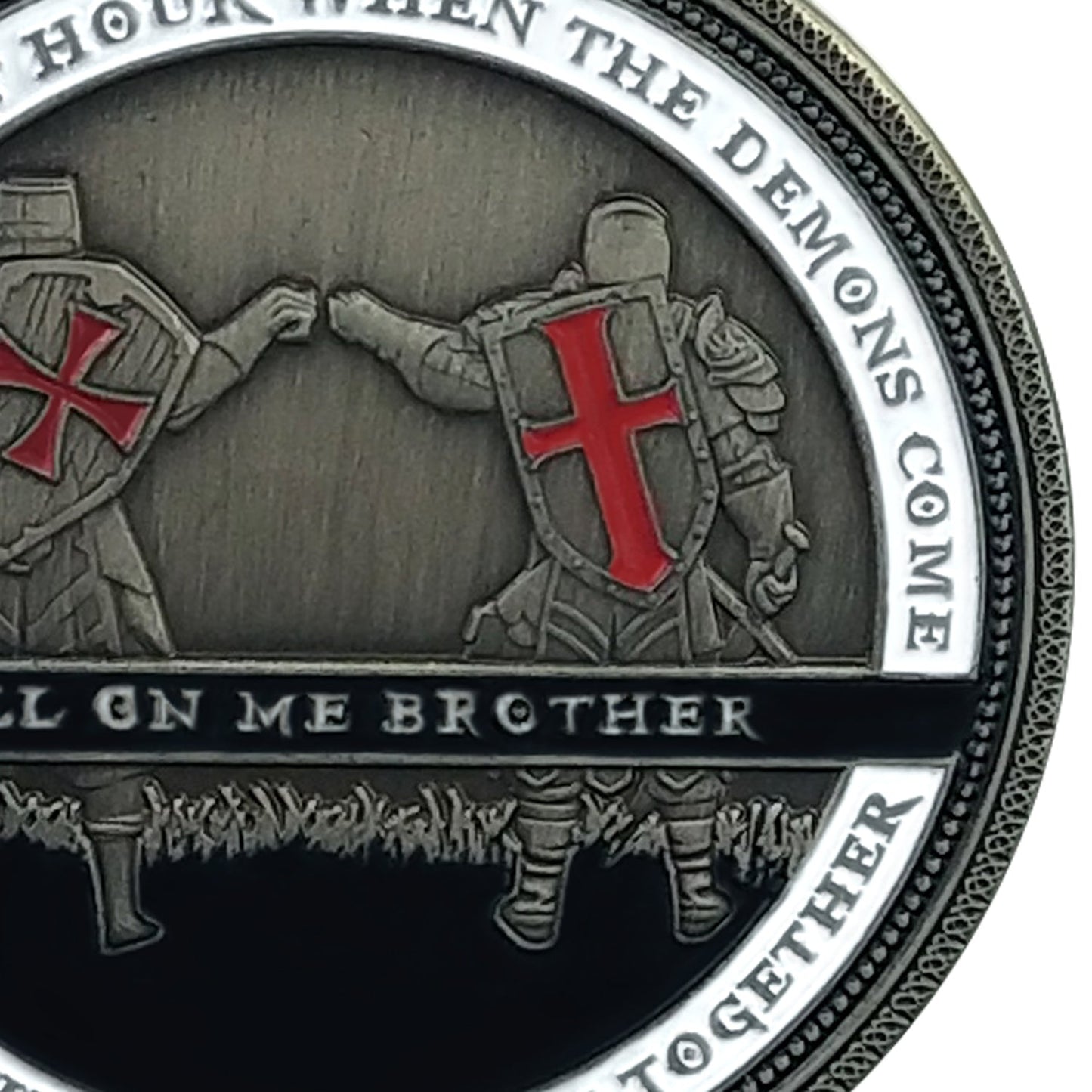 Knights Templar Brotherhood Challenge Coin Brofist Life Faith Token mysite