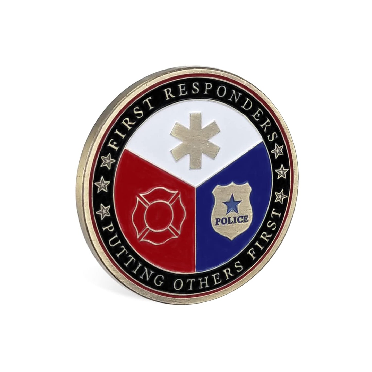 First Responders Challenge Coin Thank You Gifts Support Police Firefighter EMS Heroes mysite
