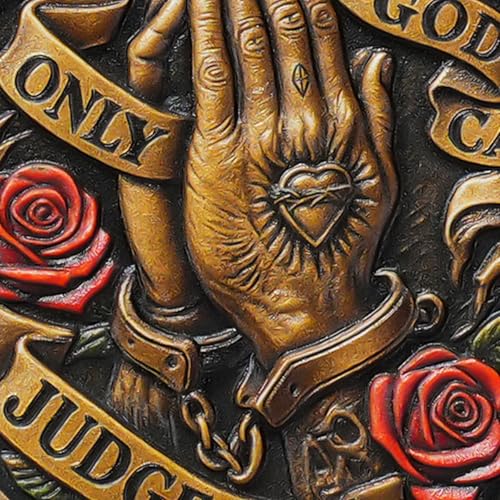 Handcuff Rose Prayer Religious Coin mysite